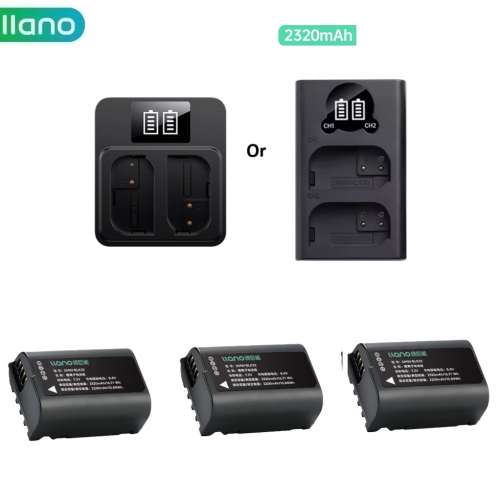LLANO DMW-BLK22 Rechargeable Lithium-ion Battery With LCD Display Charger