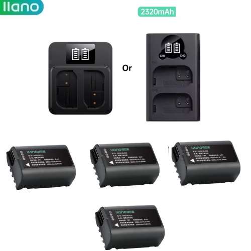 LLANO DMW-BLK22 Rechargeable Lithium-ion Battery With LCD Display Charger