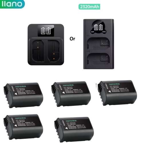 LLANO DMW-BLK22 Rechargeable Lithium-ion Battery With LCD Display Charger
