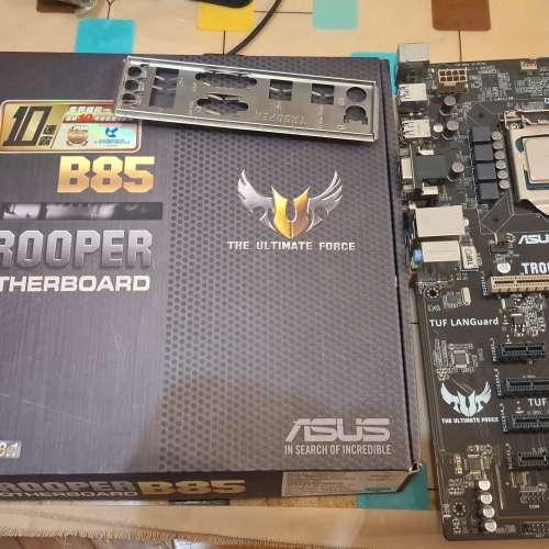 出售Asus Tuf B85 + i3-4160