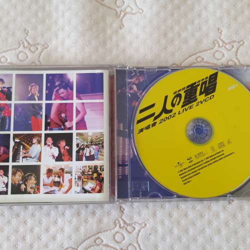 二手 張崇德 張崇基 二人の重唱 二人之重唱 演唱會2002 Live 2VCD
