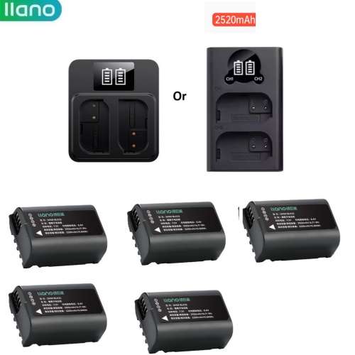 DMW-BLK22 Rechargeable Lithium-ion Battery With LCD Display Dual USB-C Charger