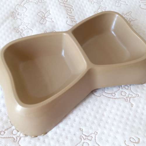 二手狗碗/貓碗 狗狗雙碗 貓貓雙碗 寵物食盆 寵物碗 飲水器 糧食碗 膠碗 乾糧碗 食...