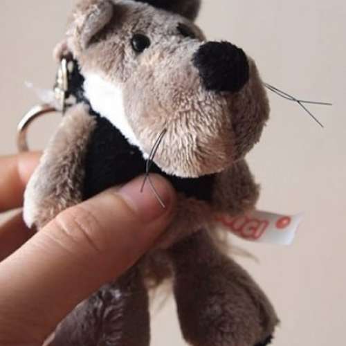 全新黑狼 披著羊皮的狼 公仔 羊皮 狼毛 黑羊 狼 羊毛 毛絨玩具 掛件 匙扣 鎖匙扣 鑰...