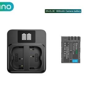 LLANO Nikon EN-EL3 /EN-EL3a / EN-EL3e Lithium-Ion Battery Pack With LCD Display