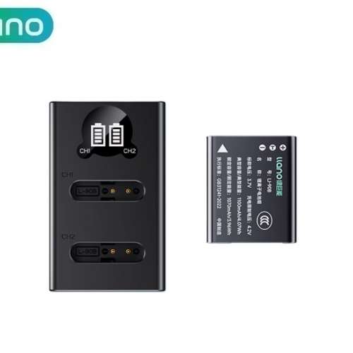 LLANO Ricoh DB-110 / Olympus LI-90B / LI-92B Lithium-Ion Battery 電池連顯電量...