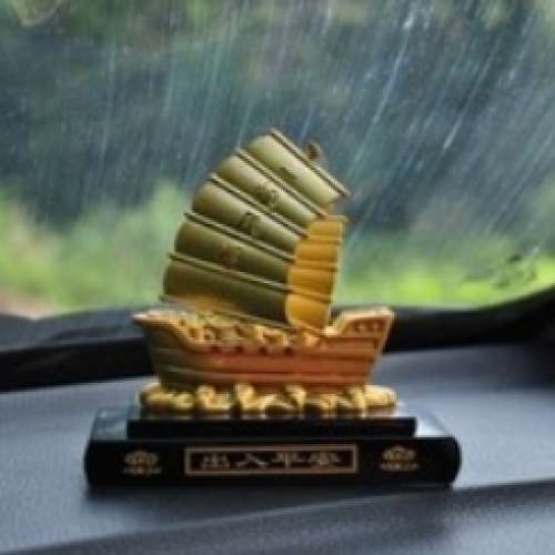 全新金船汽車香水座 汽車香水座 汽車香水工藝 一帆風順汽車香水座