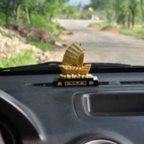 全新金船汽車香水座 汽車香水座 汽車香水工藝 一帆風順汽車香水座