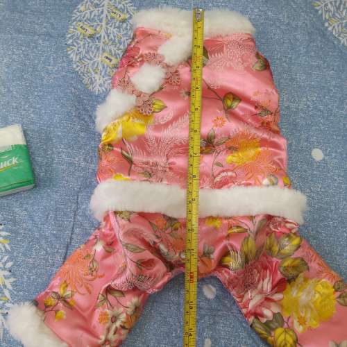 全新貓狗中式夾棉衣連褲 狗衫 貓衫 寵物秋冬衣物 寵物保暖 新年棉衣連褲 狗仔衫 寵...