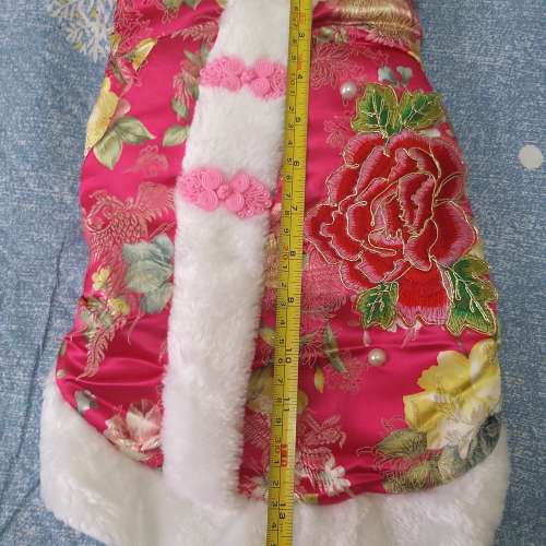 全新貓狗中式夾棉衣服 狗衫 貓衫寵物秋冬衣物 寵物保暖 新年棉衣 狗仔衫 寵物衫 狗...