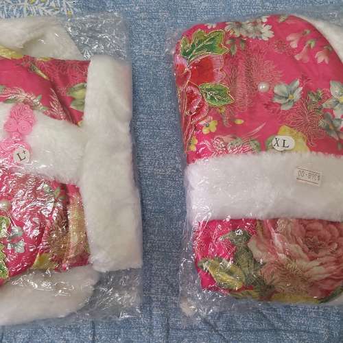 全新貓狗中式夾棉衣服 狗衫 貓衫寵物秋冬衣物 寵物保暖 新年棉衣 狗仔衫 寵物衫 狗...