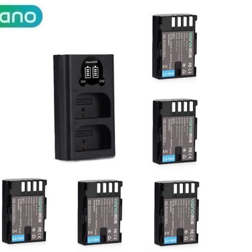 LLANO PANASONIC DMW-BLF19 / DMW-BLF19E With LCD Display Dual USB-C Charger 代...