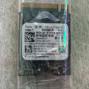 拆機KIOXIA(Toshiba) KBG40ZNS512G 512GB SSD NVMe 連NVMe外置硬碟盒