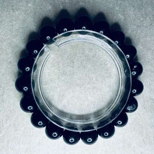 天然10mm精品收藏級金運石手鍊