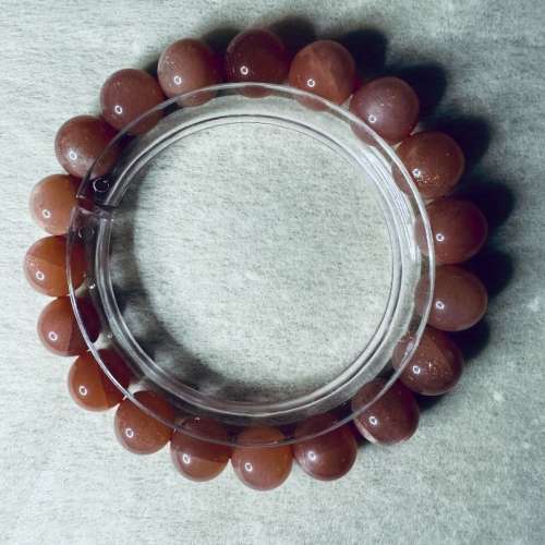 天然10mm精品收藏級金沙太陽石手鍊