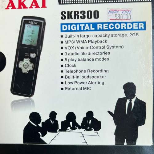 全新AKAI SKR300 雅佳 數碼錄音筆 錄音機 digital voice recording pen Recorder Mp...