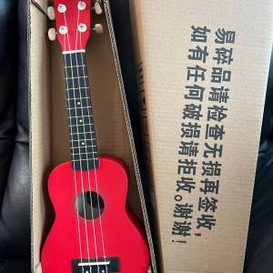 全新 21” Ukulele red 21 inches 21吋 夏威夷結他