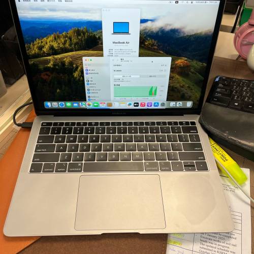 2018 macbook  air 13 吋,2個usb type c 頭  1.6Ghz intel i5 8gb ram   128gb SSD