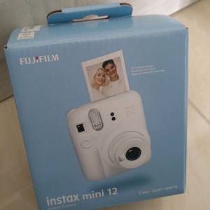 Fujifilm Instax即影即有相機/拍立得mini12（白色