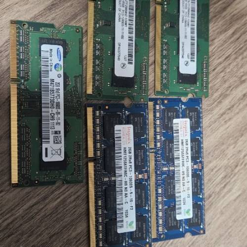 七條DDR-3 手提電腦ram