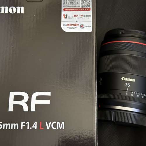 全新Canon RF 35mm F1.4L VCM