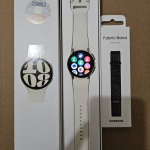samsung galaxy watch6 40mm藍芽版 鉑金色 香港行貨