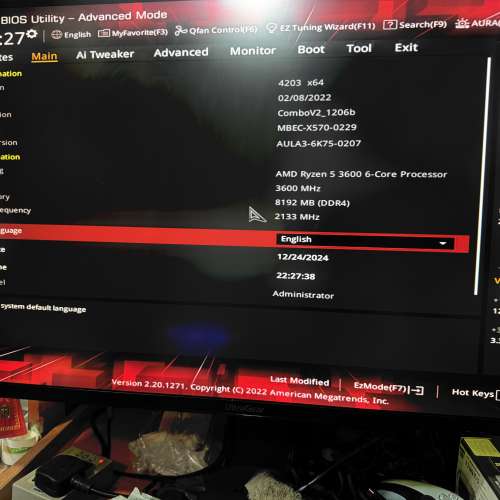 ASUS ROG X570-E Gaming Wi-Fi MB