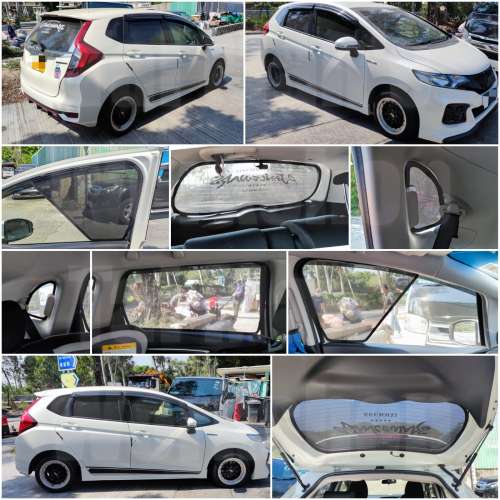 Jazz Fit 全車磁石濾光窗網太陽擋