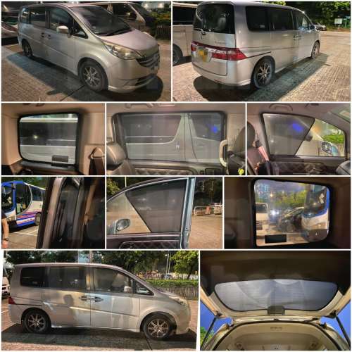 Stepwgn RG1 RG3 全車磁石濾光窗網太陽擋