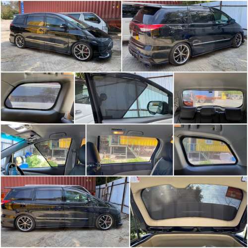 Estima Previa 全車磁石濾光窗網太陽擋