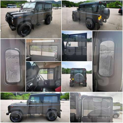 Landrover Defender 90 110 全車磁石濾光窗網太陽擋