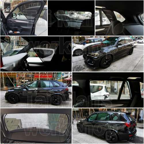 BMW X5 全車磁石濾光窗網太陽擋