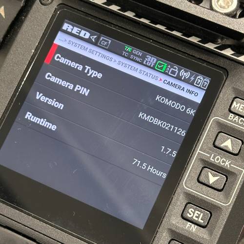 Red Komodo 6K (低時數） Rf