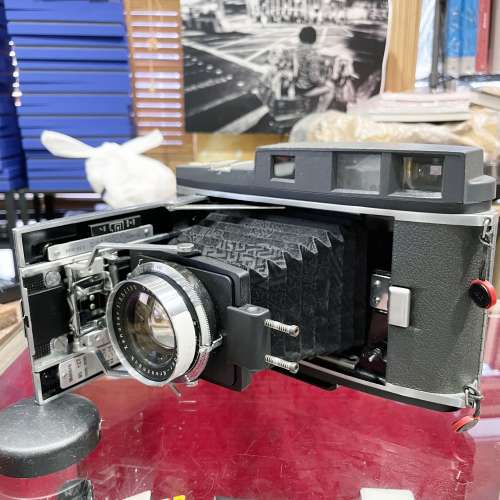 Polaroid 110B Film Camera 4x5 With Xanotar 135mm F/3.5 and super-angulo 90mm/ f/