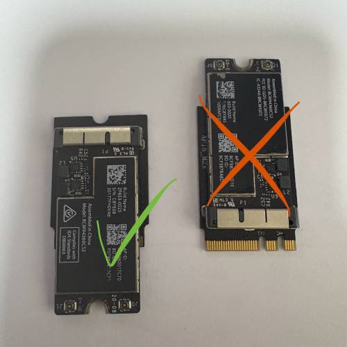 BCM94360 + PCIe x 8 rasier (M920Q / M920X 專用配件）