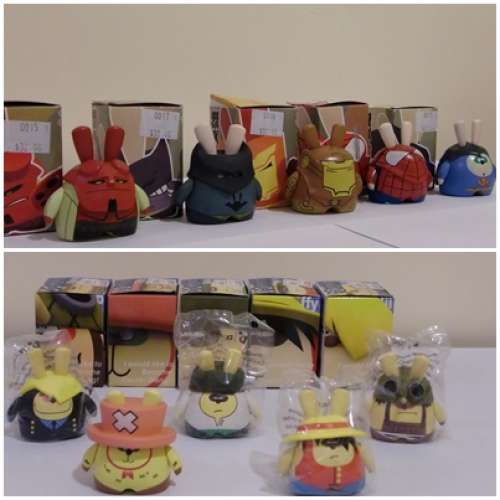 各款漫画英雄小公仔模型