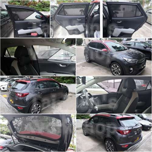Kia Stonic 全車磁石濾光窗網太陽擋