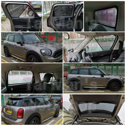 Minicooper R60 F60 Countryman 全車磁石濾光窗網太陽擋