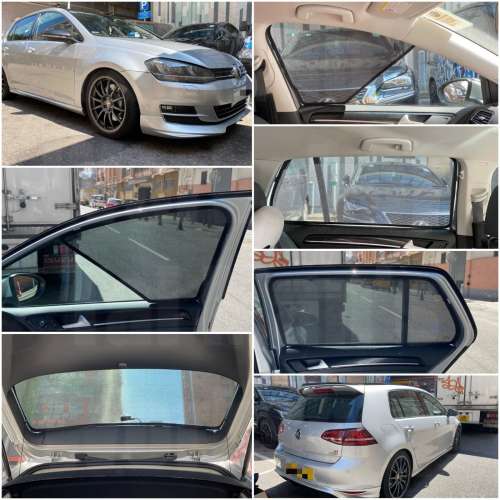 Golf MK6 MK7 全車磁石濾光窗網太陽擋