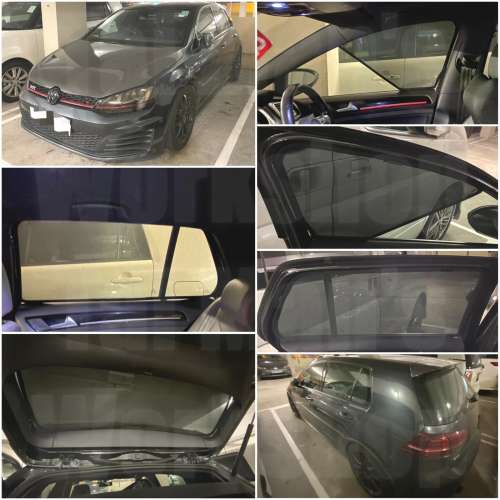 Golf MK6 MK7 全車磁石濾光窗網太陽擋