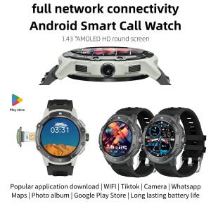[黑色/銀色] KB08 海外版智能手錶⌚️ 支援香港通訊app Google 香港支付寶