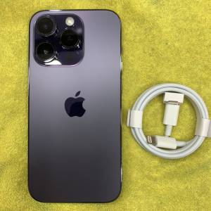 99%New iPhone 14 Pro 1TB 紫色 香港行貨 電池100% 有配件 自用首選超值