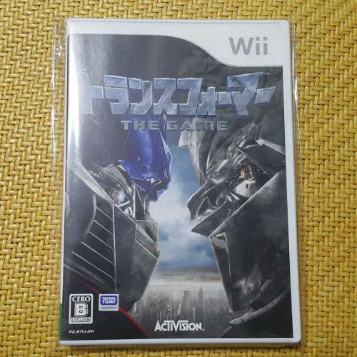 Wii 變型金剛 Transformers the game 日版 齊說明書碟新淨  面交   MTR Sham Shui ...