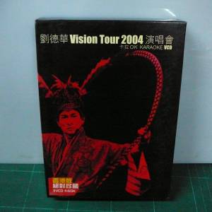 劉德華 Vision Tour 2004 演唱會 香港版 3 VCD +......