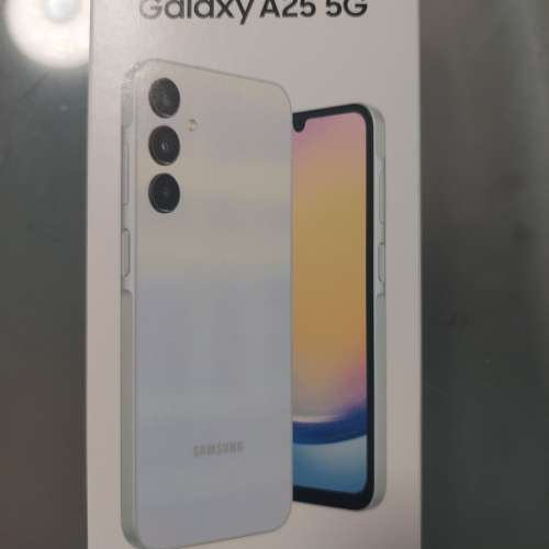 99.99% 新港行 Samsung Galaxy A25 5G 粉藍色全套齊