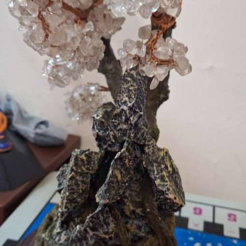 水晶/水晶樹/櫻花/粉晶/招人緣/旺 愛情/愛情樹/crystal/crystal tree/擺件/風水/ pink