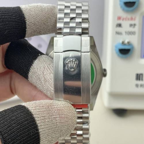 劳力士日志型薄荷绿41表盘126334