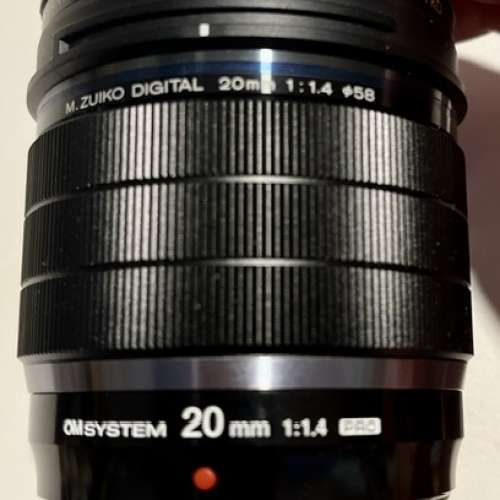 Olympus/ OM System M.Zuiko Digital ED 20mm f1.4 Pro