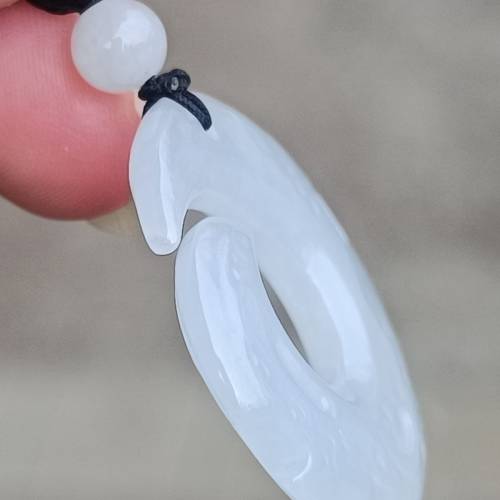 💝緬甸天然A貨冰糯化膠翡翠時來運轉吊墜
  （可代做香港玉石鑒定証書）
❤29.6mm*2...