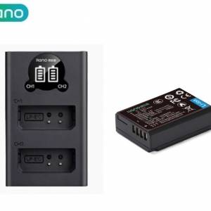 LLANO LP-E10 Rechargeable Lithium-ion Battery With LCD Display Dual USB-C
